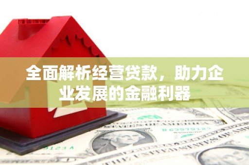 昌江全面解析经营贷款，助力企业发展的金融利器