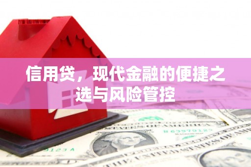 昌江信用贷，现代金融的便捷之选与风险管控