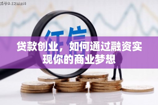 昌江贷款创业，如何通过融资实现你的商业梦想