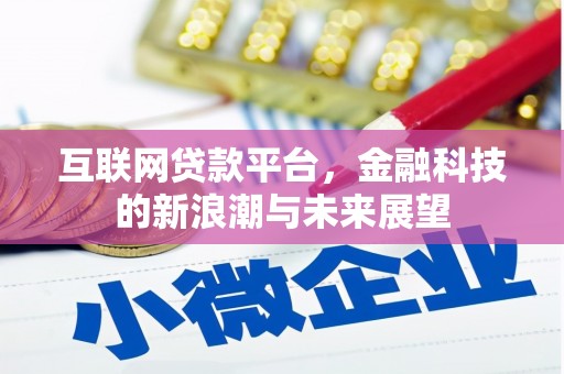 昌江互联网贷款平台，金融科技的新浪潮与未来展望