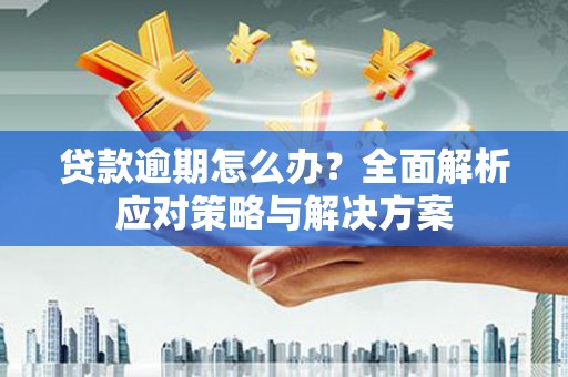 昌江贷款逾期怎么办？全面解析应对策略与解决方案