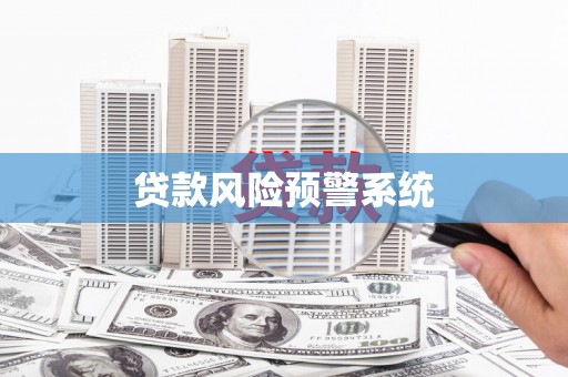 昌江贷款风险预警系统
